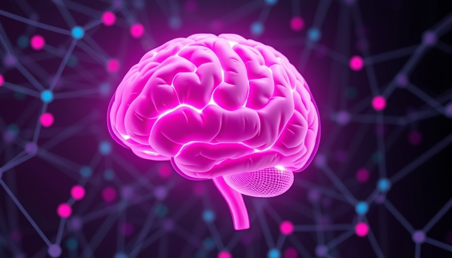 Futuristic brain image illustrating NAD+ precursors in cognitive treatment.