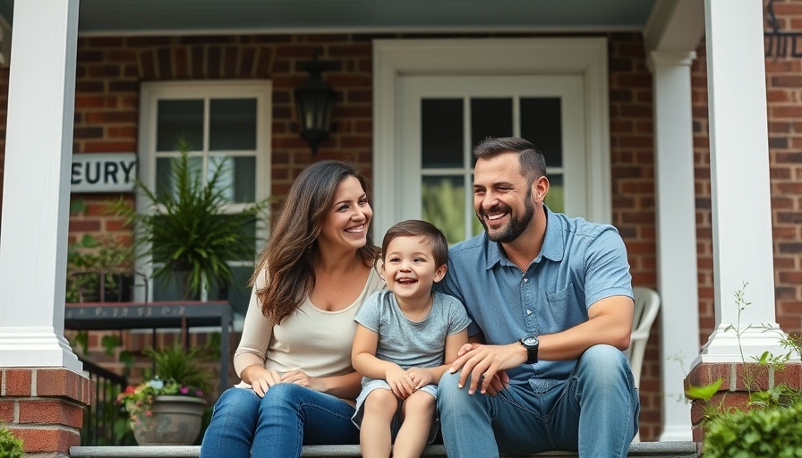 Happy family enjoying secure home environment, multi-generational home security.