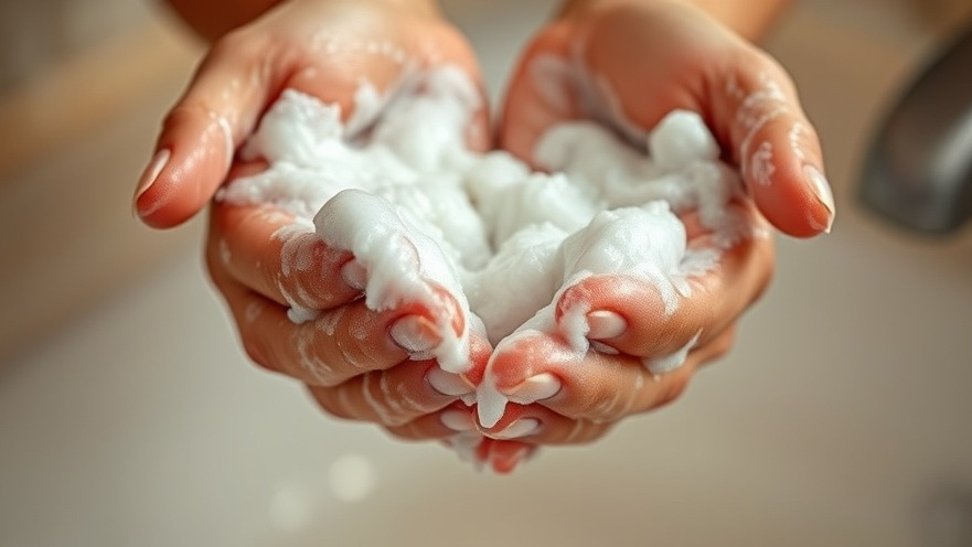 Close-up of hands scrubbing with soap, highlighting immunity boosting hygiene in natural health.