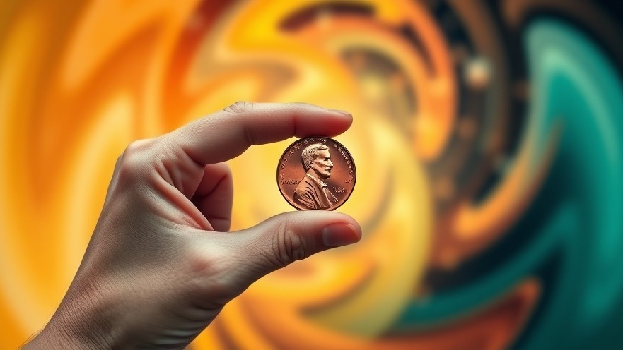 Shiny copper penny symbolizing copper coins investment strategies amidst vibrant financial growth.
