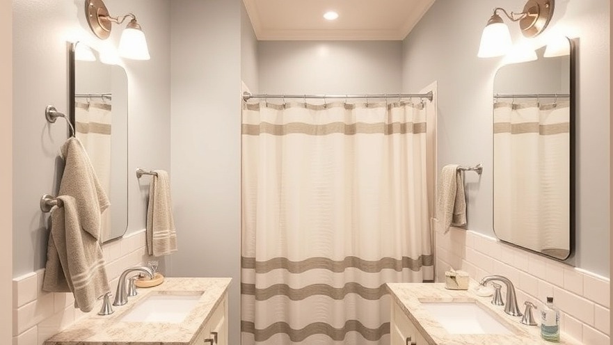 Bright Jack and Jill bathroom showcasing space-saving designs and shared bathroom benefits.
