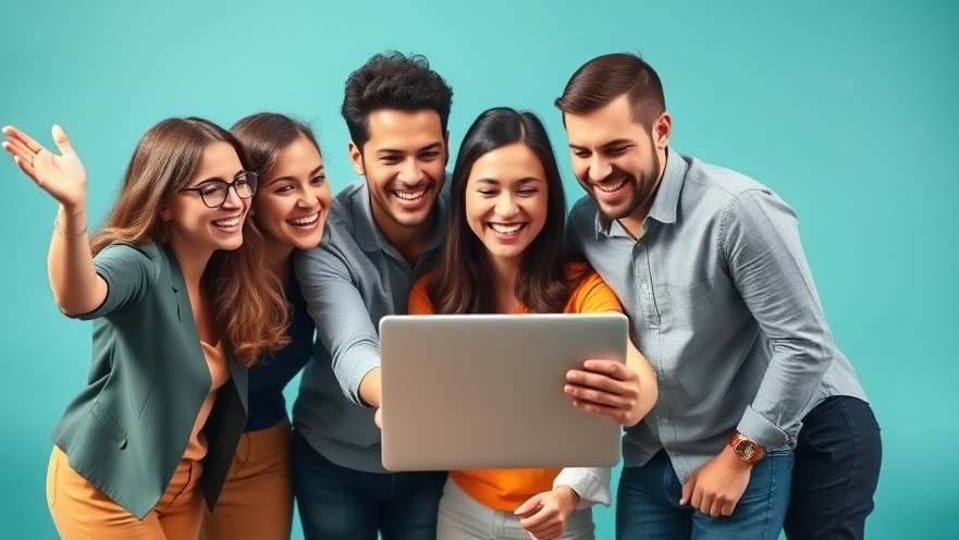 Diverse small business owners excitedly discussing A/B testing results to improve conversion rates.