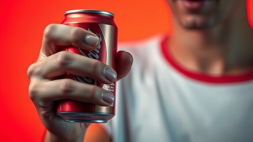Close-up of a person with a soda can, highlighting beverage consumption risks for Type 2 diabetes.