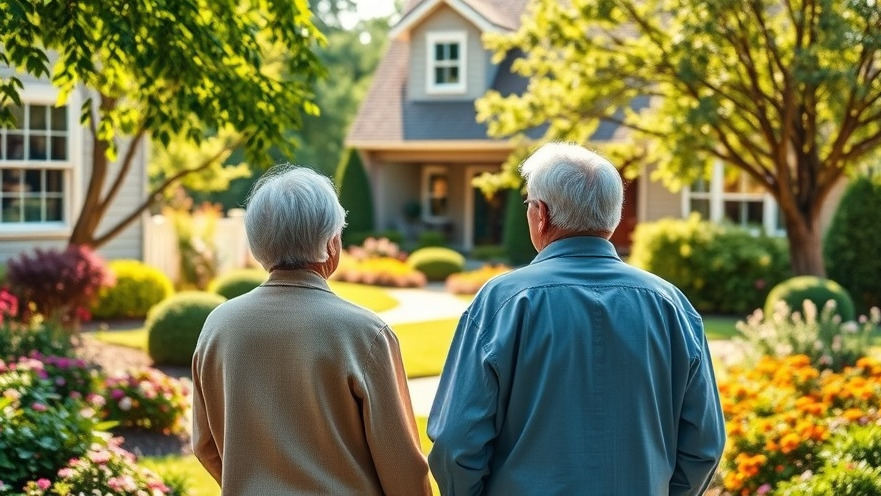 Elderly couple in garden, understanding estate tax implications for generational wealth transfer.