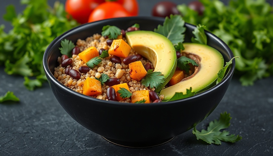 Healthy salad for stronger immune system morning routine.