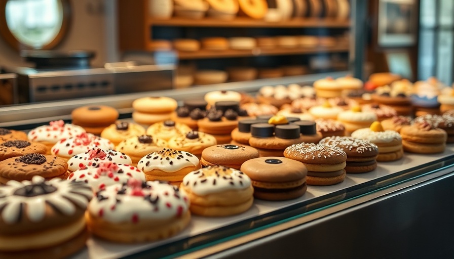 Enticing bakery display with assorted pastries for Decoding Food Cravings.