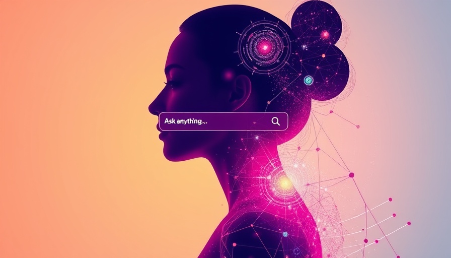 Abstract tech-inspired AI search engines concept.