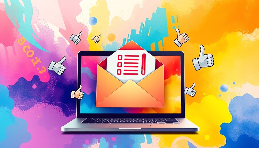 Email Marketing Strategy Template illustration with thumbs-up.