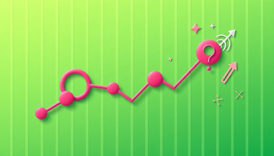 Abstract graph depicting average landing page conversion rate.