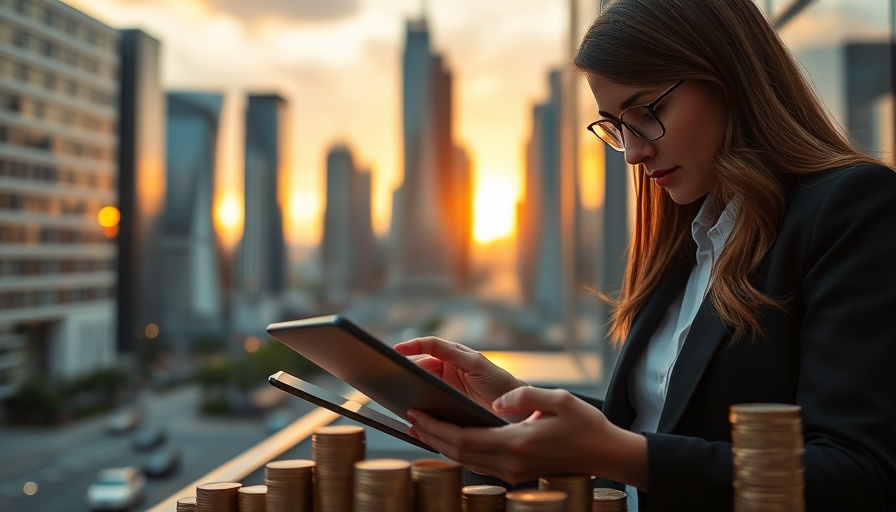 Businesswoman analyzing data to outsmart tariff price surges.