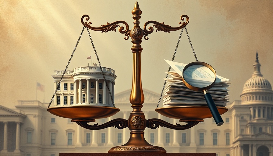 Illustration showing scales with White House and budget papers representing federal budget changes