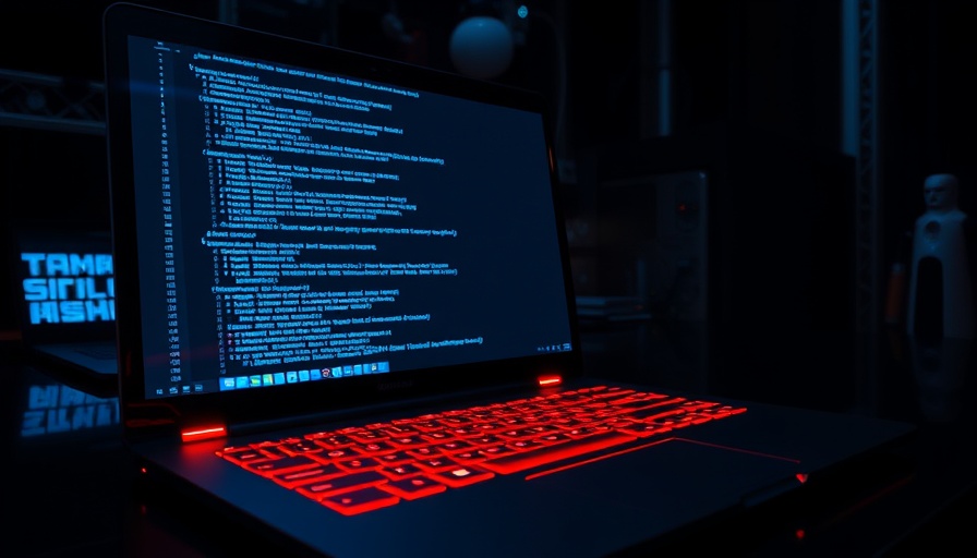 AI productivity downsides represented by a glowing keyboard with code.