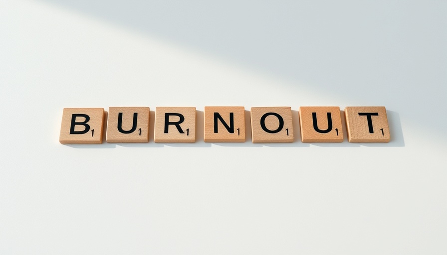 Wooden tiles spelling 'BURNOUT' symbolizing the need for better calendar habits to prevent burnout.