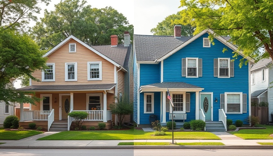House exterior transformation highlighting best colors to boost curb appeal.