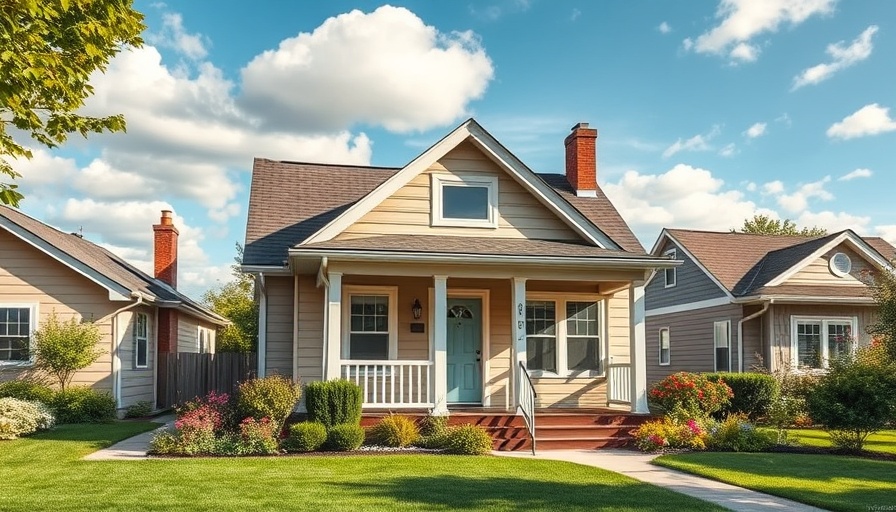 Charming suburban house in Maryland for first-time homebuyers.
