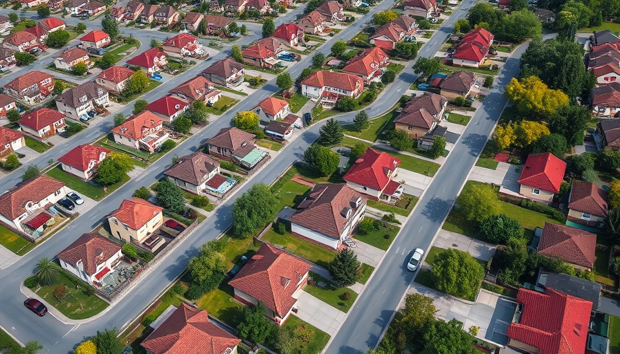 Aerial view showcasing Master-Planned Community Benefits with lush greenery.