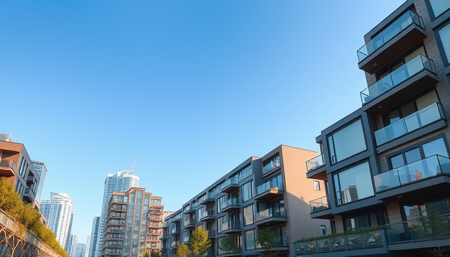 Modern residential buildings under blue sky, difference between co-op and condo.