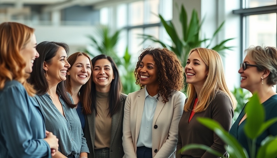 Generational differences in the workplace illustrated by diverse women engaging.