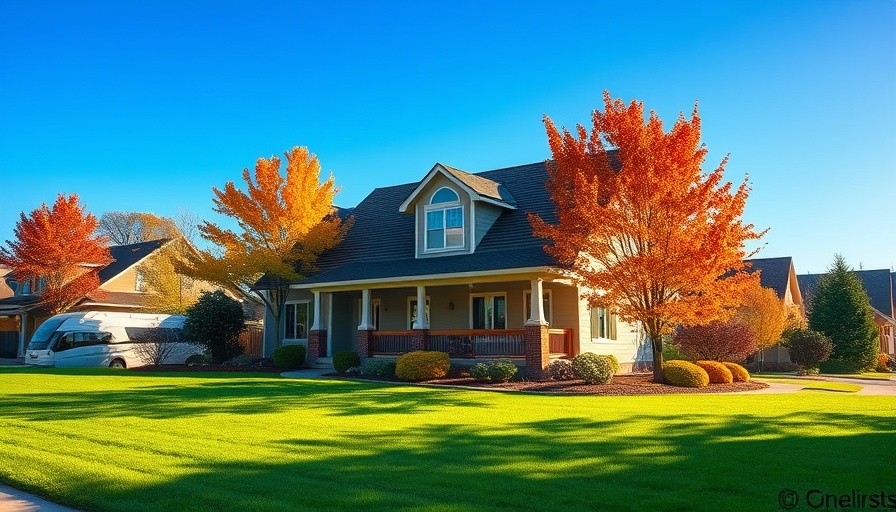 Charming suburban house suggesting close of escrow deal.