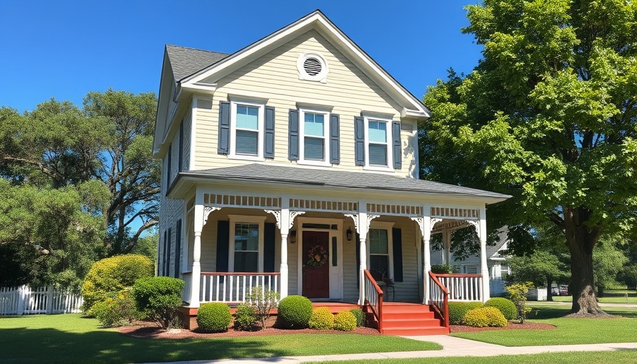 Charming house for final walk-through during home buying process.