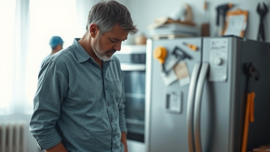 Distressed homeowner considers cut financial losses amid broken appliance and repair bills.