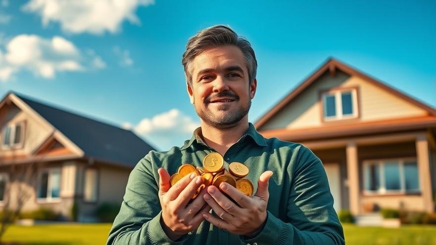 Confident individual holding gold coins, symbolizing wealth preservation strategies.
