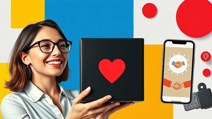 Collage of a smiling woman interacting with social media symbols, reflecting Facebook advertising trends.