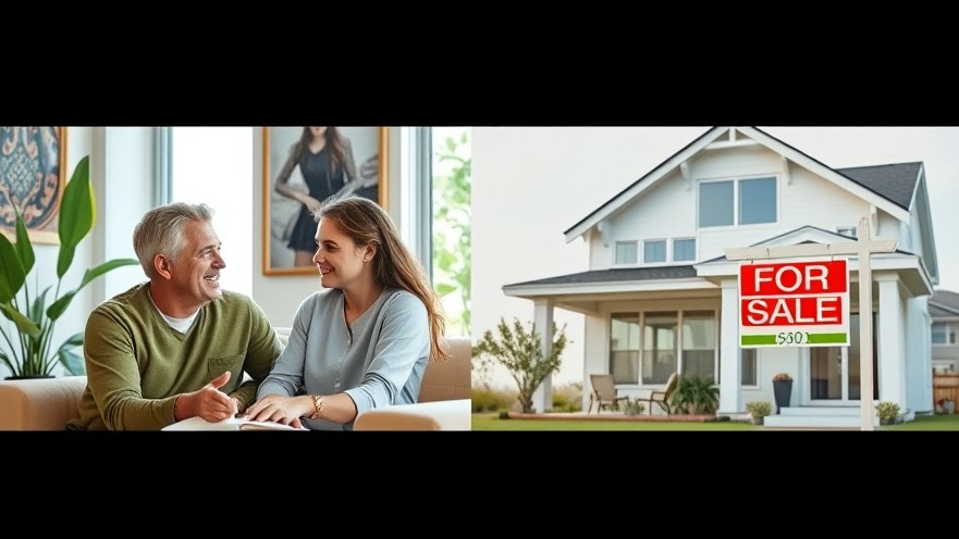 Friendly couple discussing a Maryland real estate preemptive offer with a staged home.