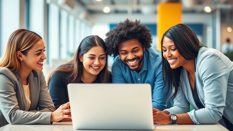 Diverse professionals analyzing Google Maps business listings with local SEO strategies.