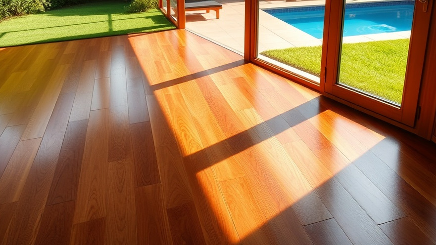 Polished hardwood flooring reflecting light, showcasing home renovation tips in Maryland.