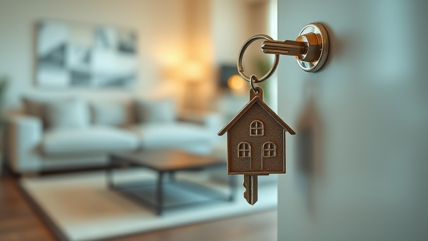 Close-up of a key with a house keychain, highlighting contingent offer risks in real estate.