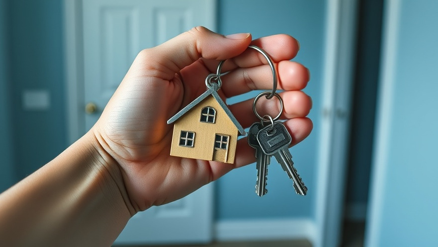 Keychain symbolizing real estate Maryland opportunities for quick home sales.