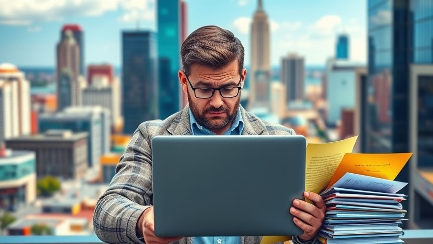 Local business owner stressed over online feedback, managing reviews and legal implications.