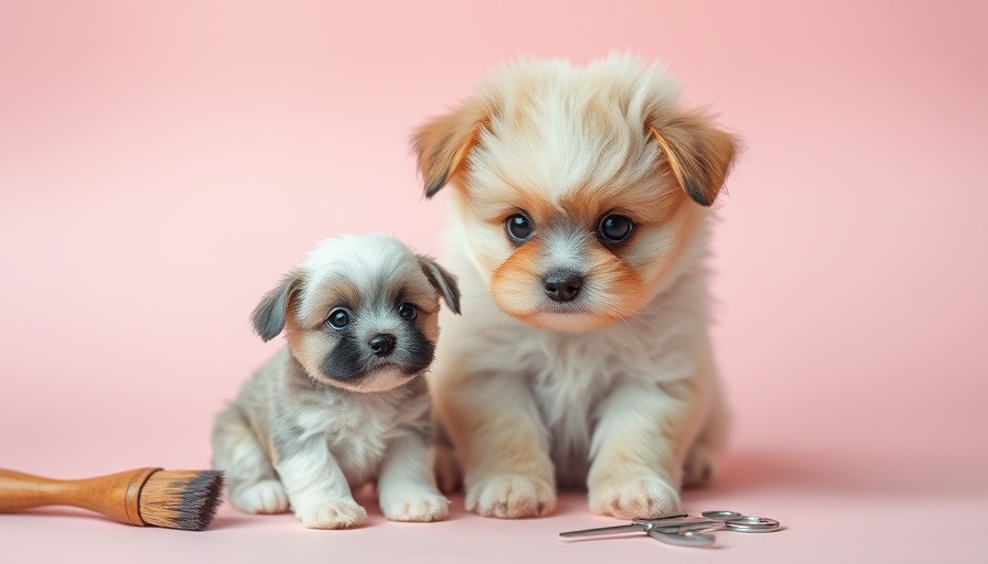 Adorable puppy showing signs of hair loss in pets.