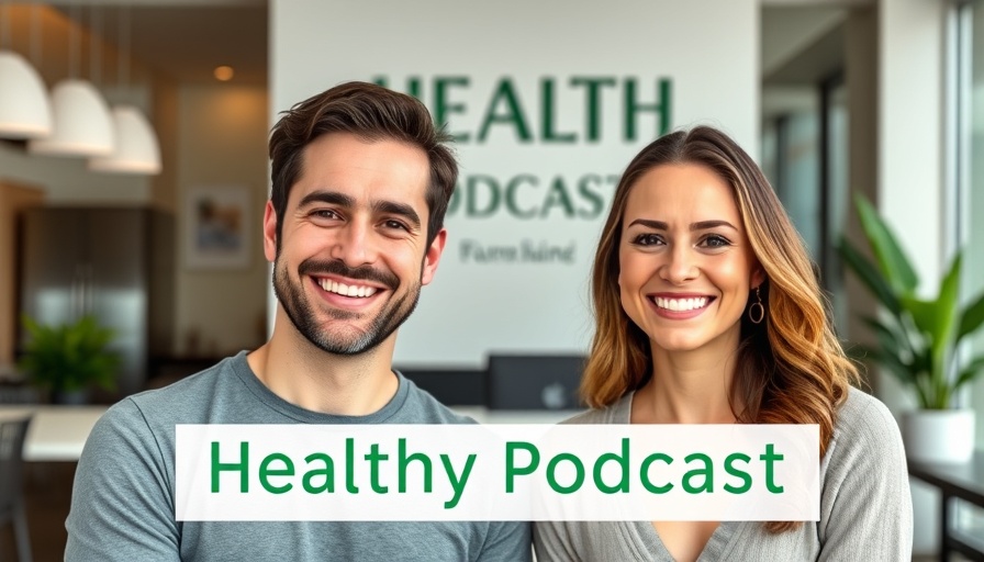 Podcast episode on benefits of fasting while eating, featuring hosts.