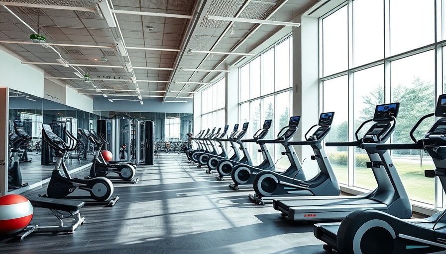 MyFitnessPal POM Sweepstakes gym ambiance.