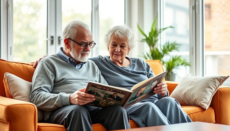 In-home memory care benefits for seniors with dementia, cozy conversation.