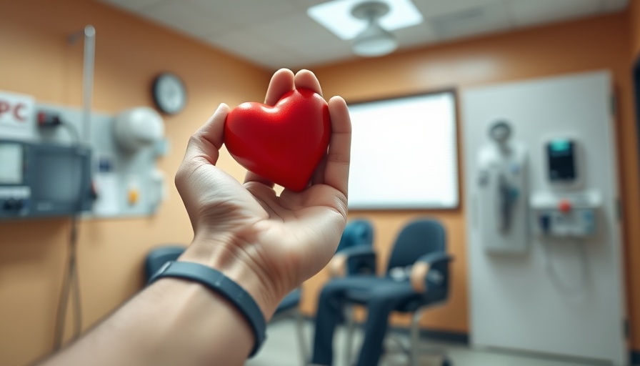 National Blood Donor Month celebration with a heart stress ball
