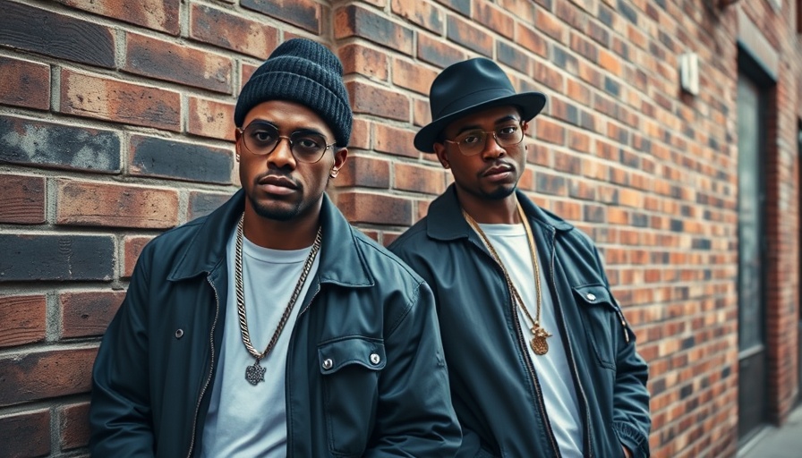 Daringer Hip Hop Quarterly The Black Box features two men against brick wall.