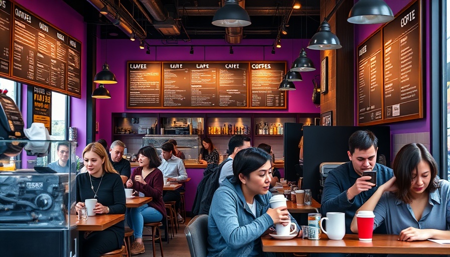 Wake and Take Coffee Aurora bustling cafe scene with customers