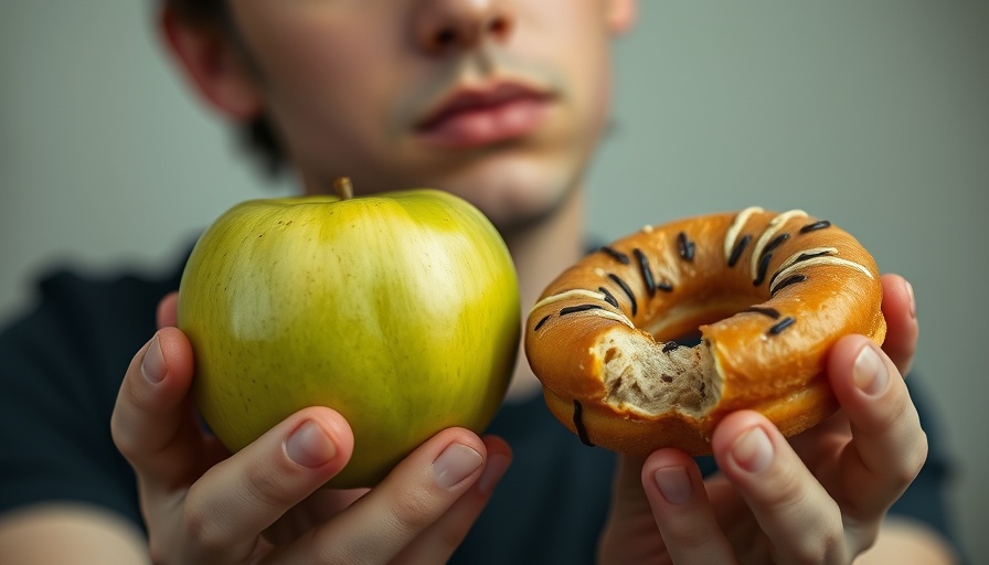Unseen forces behind our cravings: apple and donut choice.