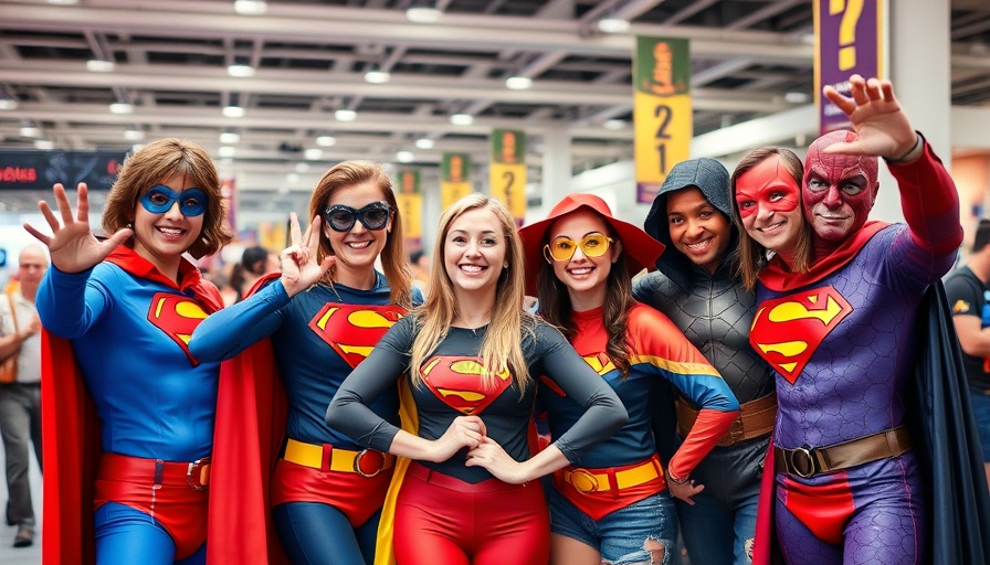 Cosplay superheroes at GalaxyCon Raleigh convention