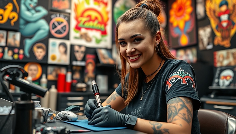 Inclusive Tattoo Shop in Denver featuring a friendly tattoo artist.
