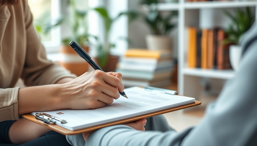 Close-up of person writing during therapy session for ketamine effects.