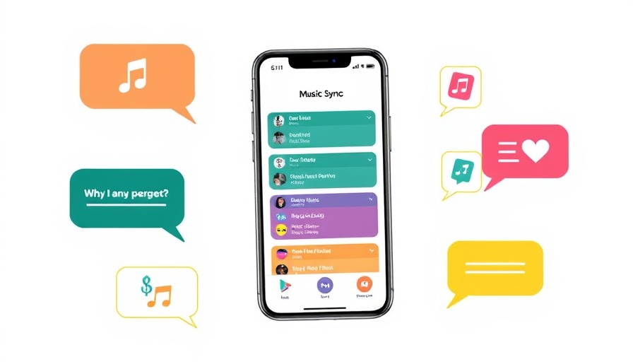 Smartphone with SmartThings Music Sync app interface and icons, bright