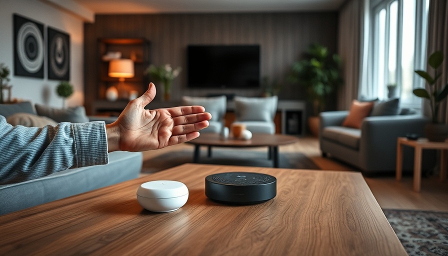 SmartThings hub connectivity demonstrated in cozy living room.
