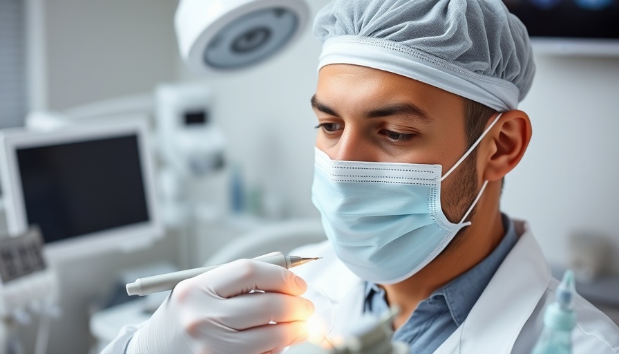 Dentist performing step-by-step cosmetic procedures for a perfect smile.