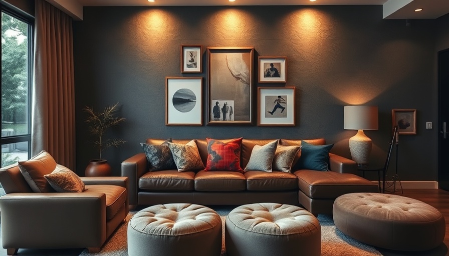 Cozy living room setup ideal for family-friendly romcom recommendations.