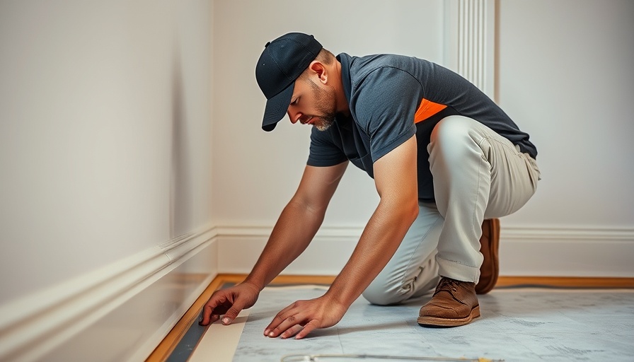 Professional painter preparing baseboards, focusing on precise technique, How to Paint Baseboards Like a Pro