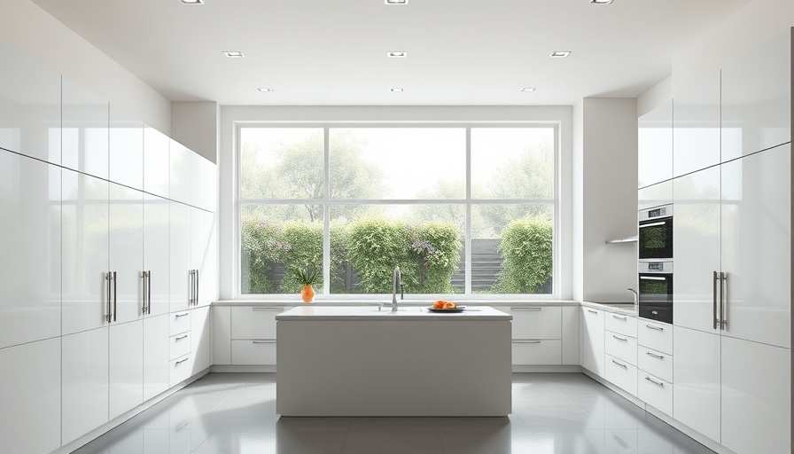 Modern kitchen before DIY transformation with sleek designs.